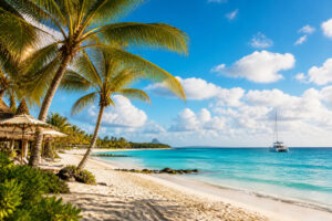 Plage paradisiaque a lile maurice