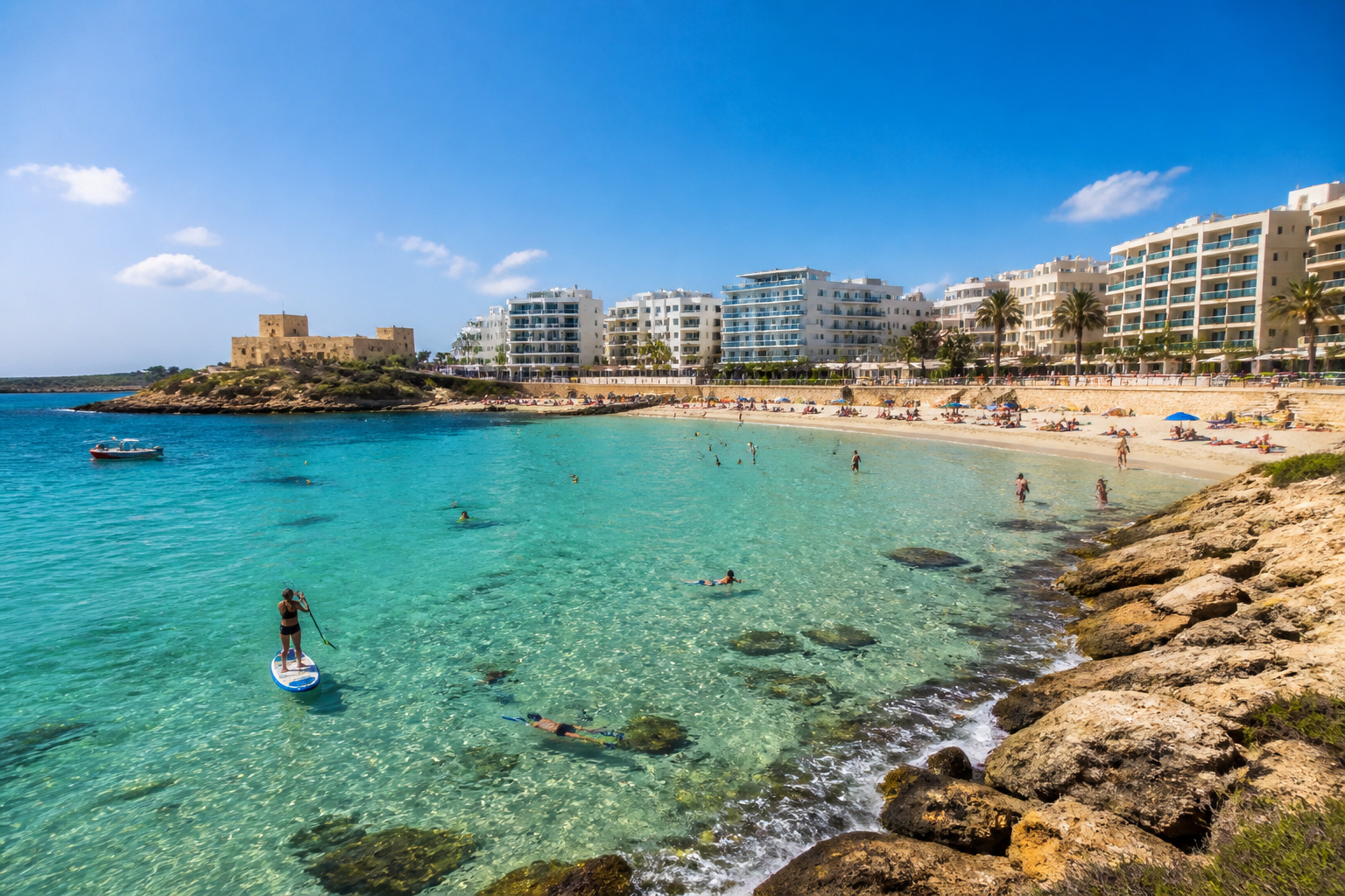 Baie de qawra malte paradis mediterraneen