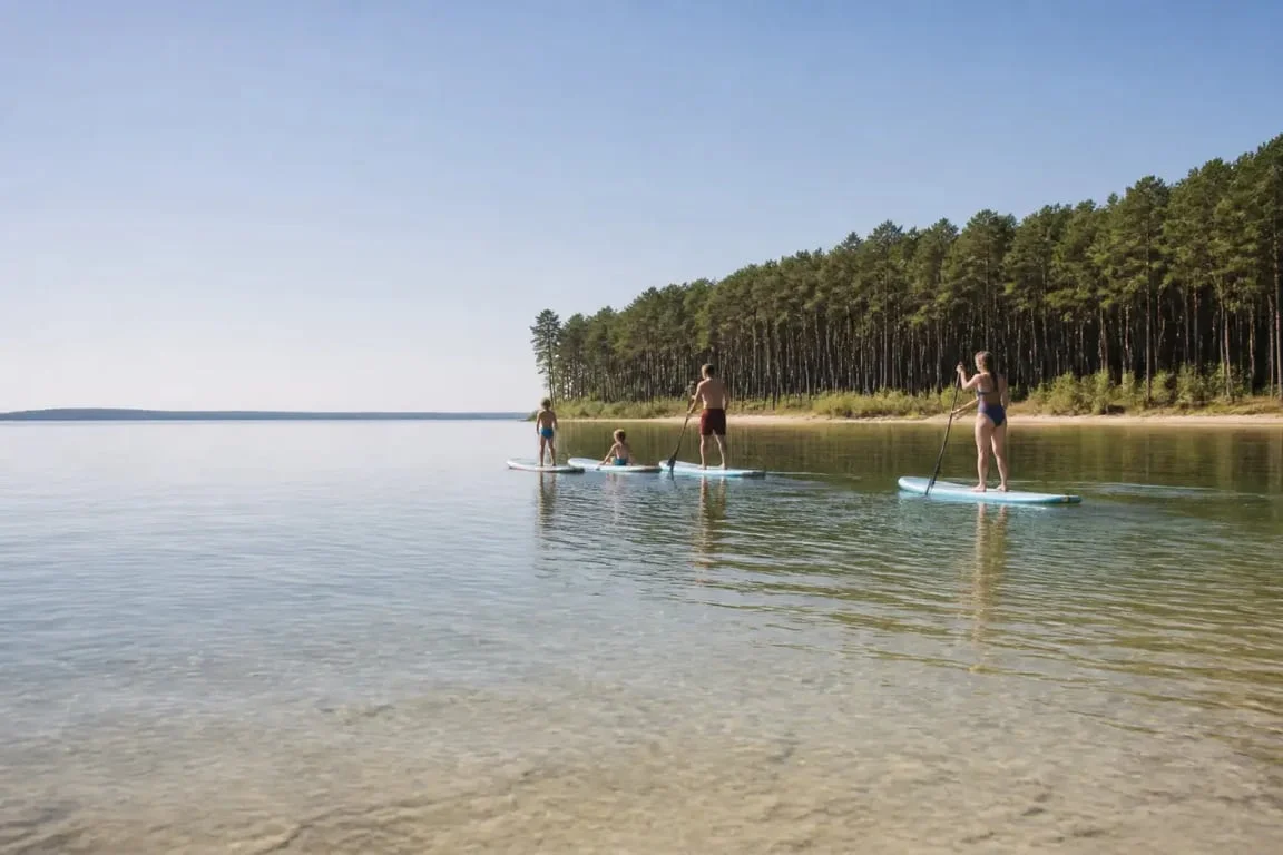 Lac de Biscarrosse près de Navarrosse, alternative calme à Biscarrosse Plage