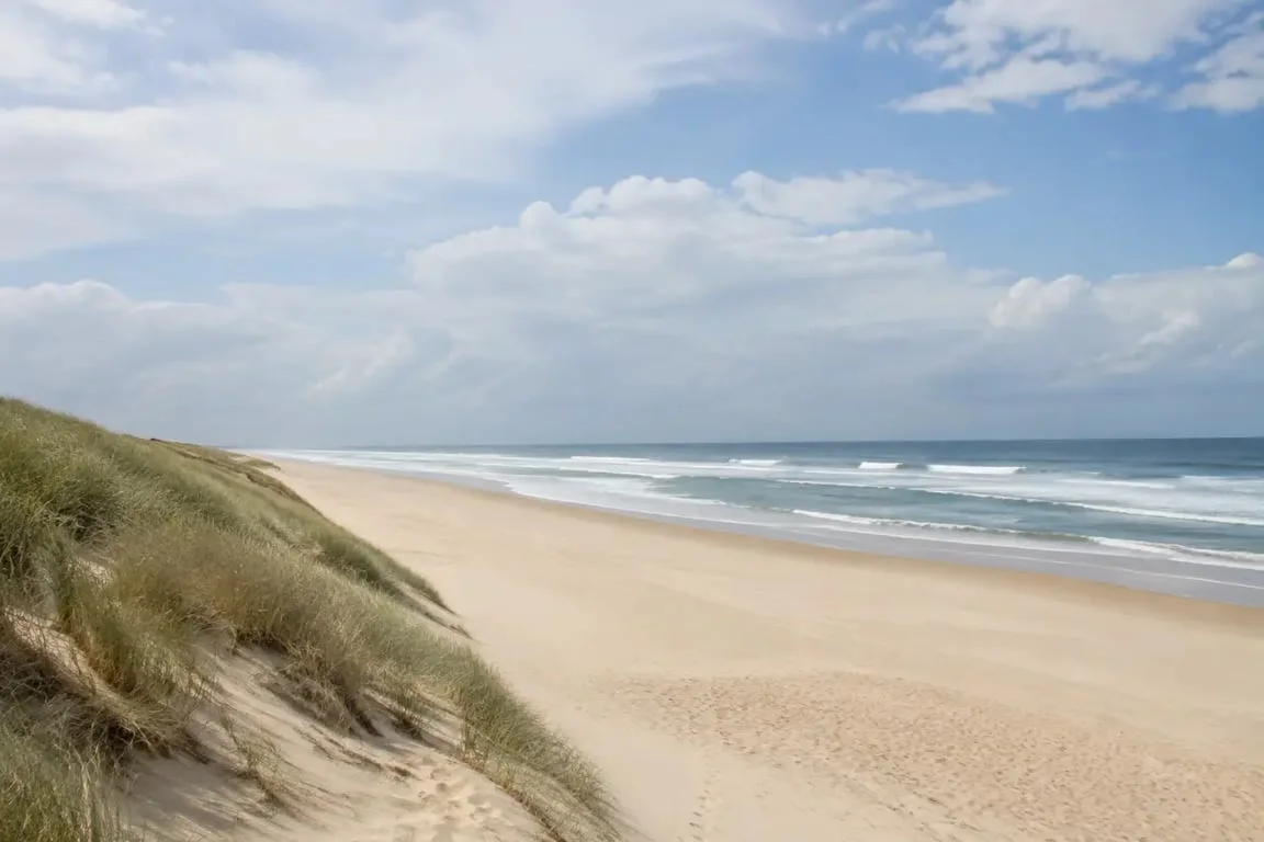 Biscarrosse Plage et son littoral atlantique avec les dunes
